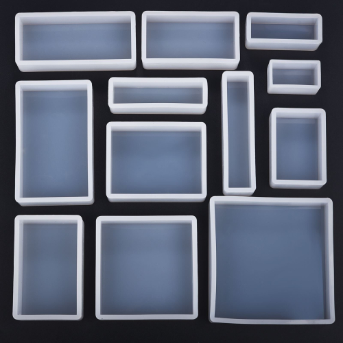 Cubes And Cuboids Silicone Molds Tools 1