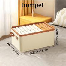 1pc Drawer Type Storage Box With Reinforced Handle Household Clothes Storage Box Wardrobe Sorting Storage Box Foldable Storage Organizer For Home Bedr