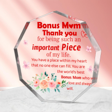 1pc For Bonus Mom Birthday For Step Mom From Step Daughter Son Mothers Christmas Thanksgiving Present For Mom Stepmom Gift Idea Thank You Bonus Mom A