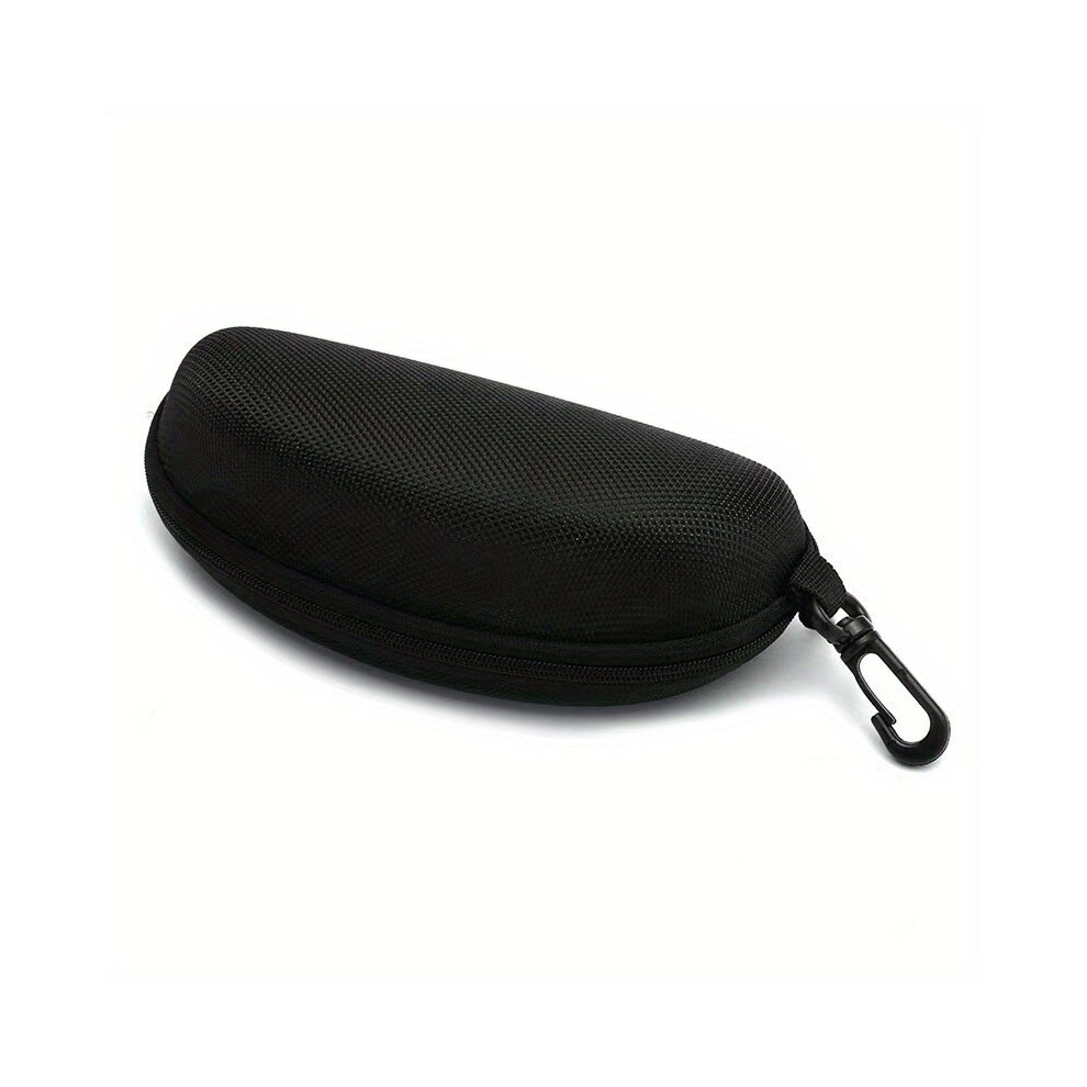 1pc Zipper Sunglasses Case Flat Lens Case Glasses Case Portable Storage Box