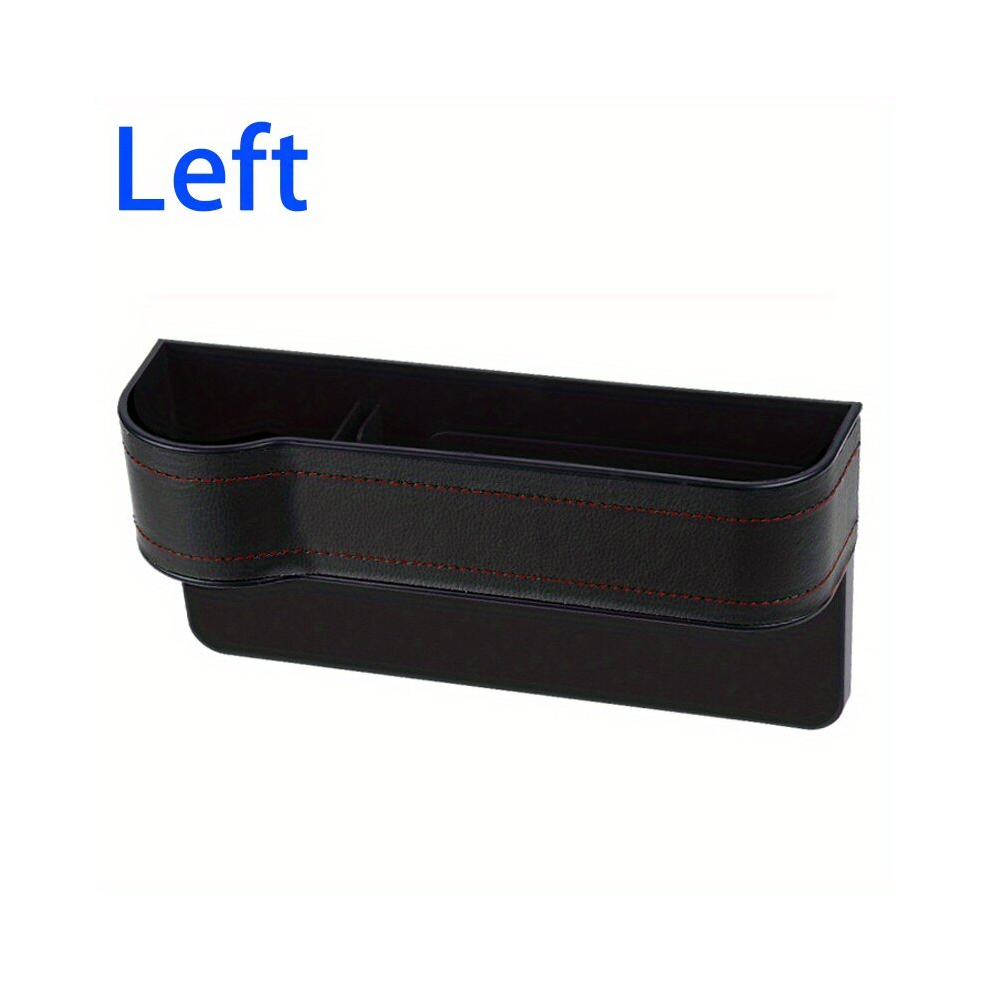 1Pc 2Pcs Car Seat Gap Filler Organizer Multifunctional Car Seat Organizer Auto Console Side Storage Box With Cup Holders Front Seat Organizer Stowing Multicoloured 885675866140