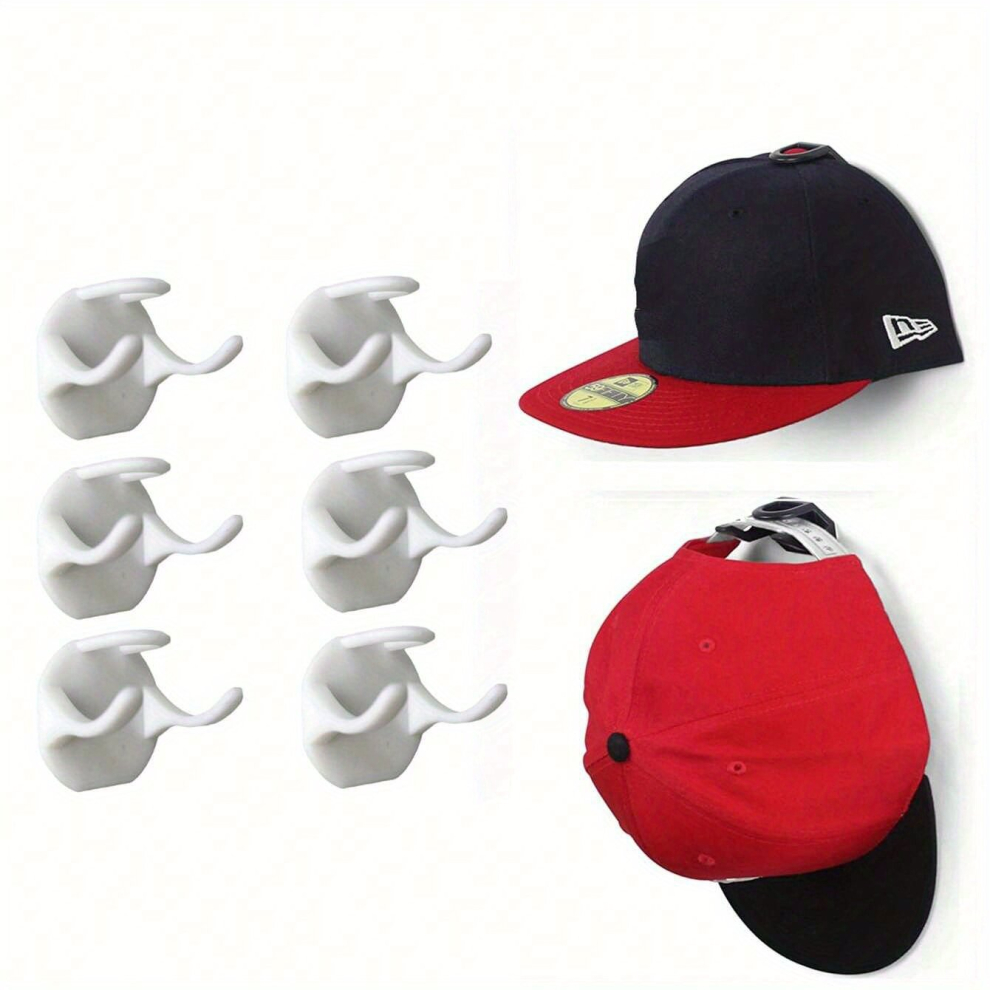 1pc Strong Hold Adhesive Hat Hooks for Wall Minimalist Hat Display for Baseball Caps-image-OPC-PCP2TNJ-NEW