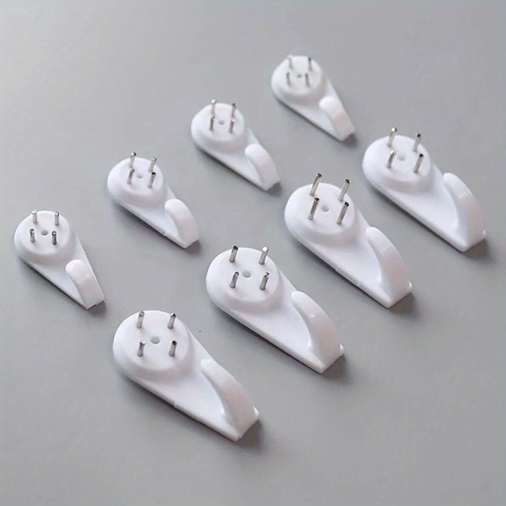 10Pcs Invisible Traceless Nail Hook Wall Mounted Single Nail Hook Wall Hanging Painting Hook Non Punching Strong Load Bearing Invisible Hook Hanging P 885675867789