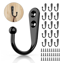 10pcs Vintage Wall Hooks Multifunctional Utility Hooks Coat Hooks With Screws Heavy Load Rack For Kitchen Bathroom bedroom Accessories wall decor room