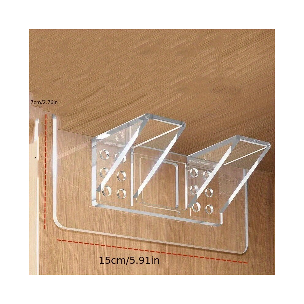 1 4 8Pcs Shelf Support Peg Self Adhesive Load Bearing Clips Strong Partition Pin For Kitchen Cabinet Book Shelves Closet Brackets Clapboard Layer Kitc 885675869196