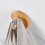 1pc Self Adhesive Bamboo Hook Wall Mounted Wall Hook For Hanging Towel Multifunctional Utility Hooks 4