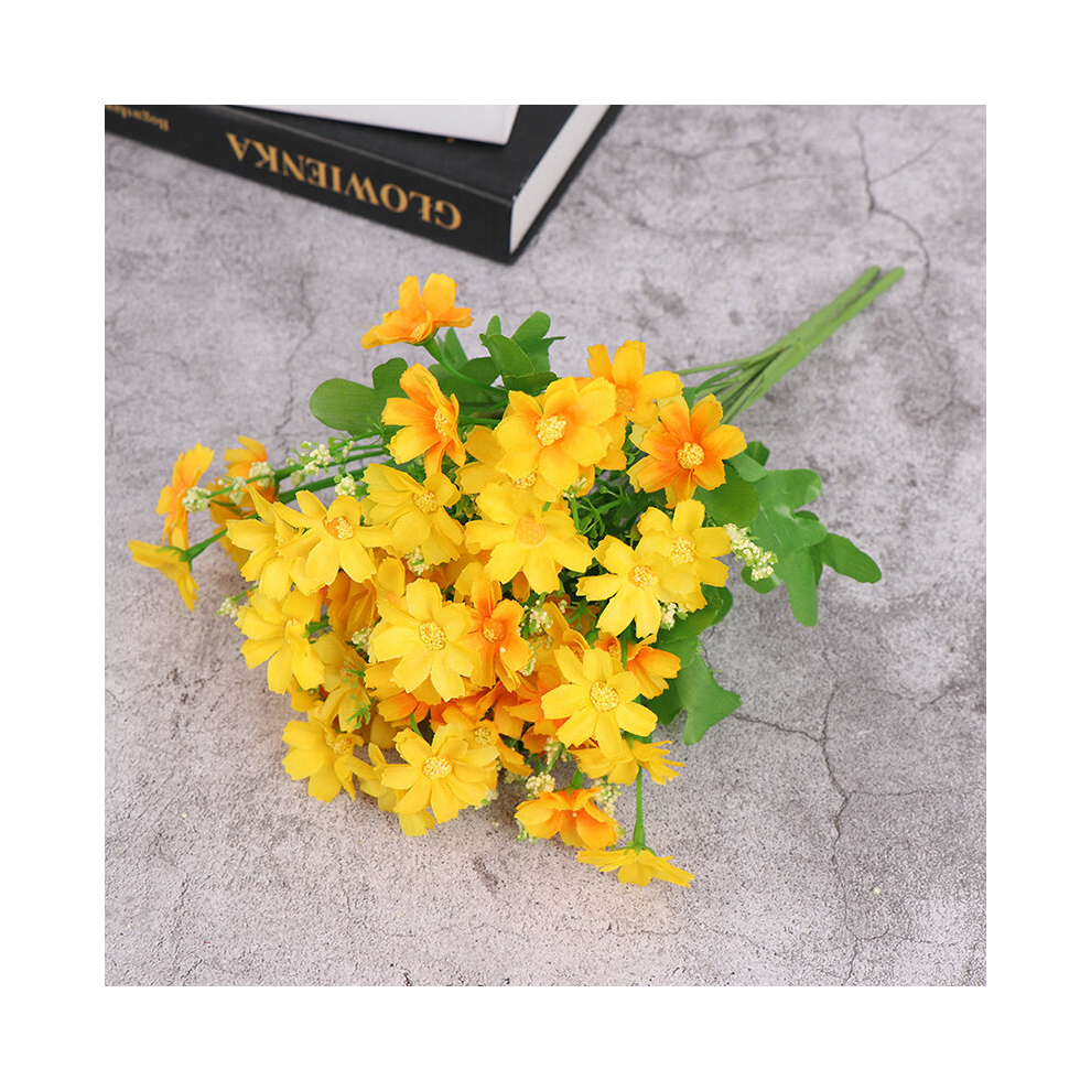 1bunch 28 Heads Silk Daisy Artificial Decorative Flower DIY Wedding Flower Bouquet Home Room Table Decoration-image-OPC-PCP2SW7-NEW