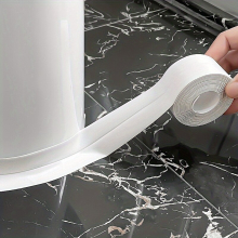 1 roll Waterproof Bathroom Adhesive Tape for Corner Lines Seams and Sink Joints Moisture proof and Mildew proof