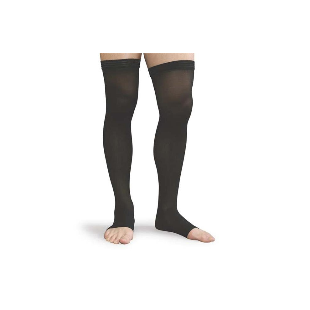 Fasttackle Black Ot - 9427 - Bl 20 - 30 Mm Hg Compression Knee Highs - Large