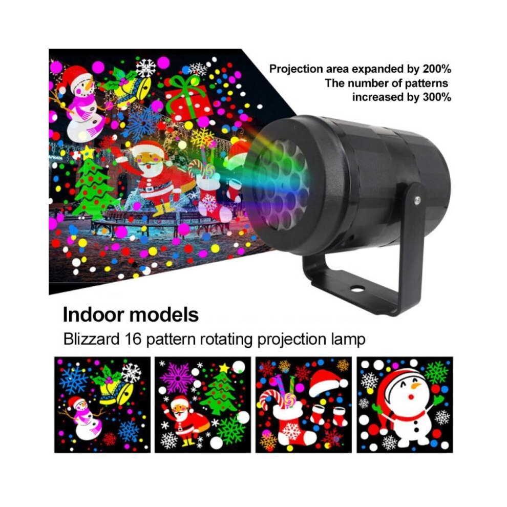 Christmas Projector Lights Outdoor Holiday Led Projection Lamp Waterproof Xmas Decor Snowflake Laser Light Party Stage L