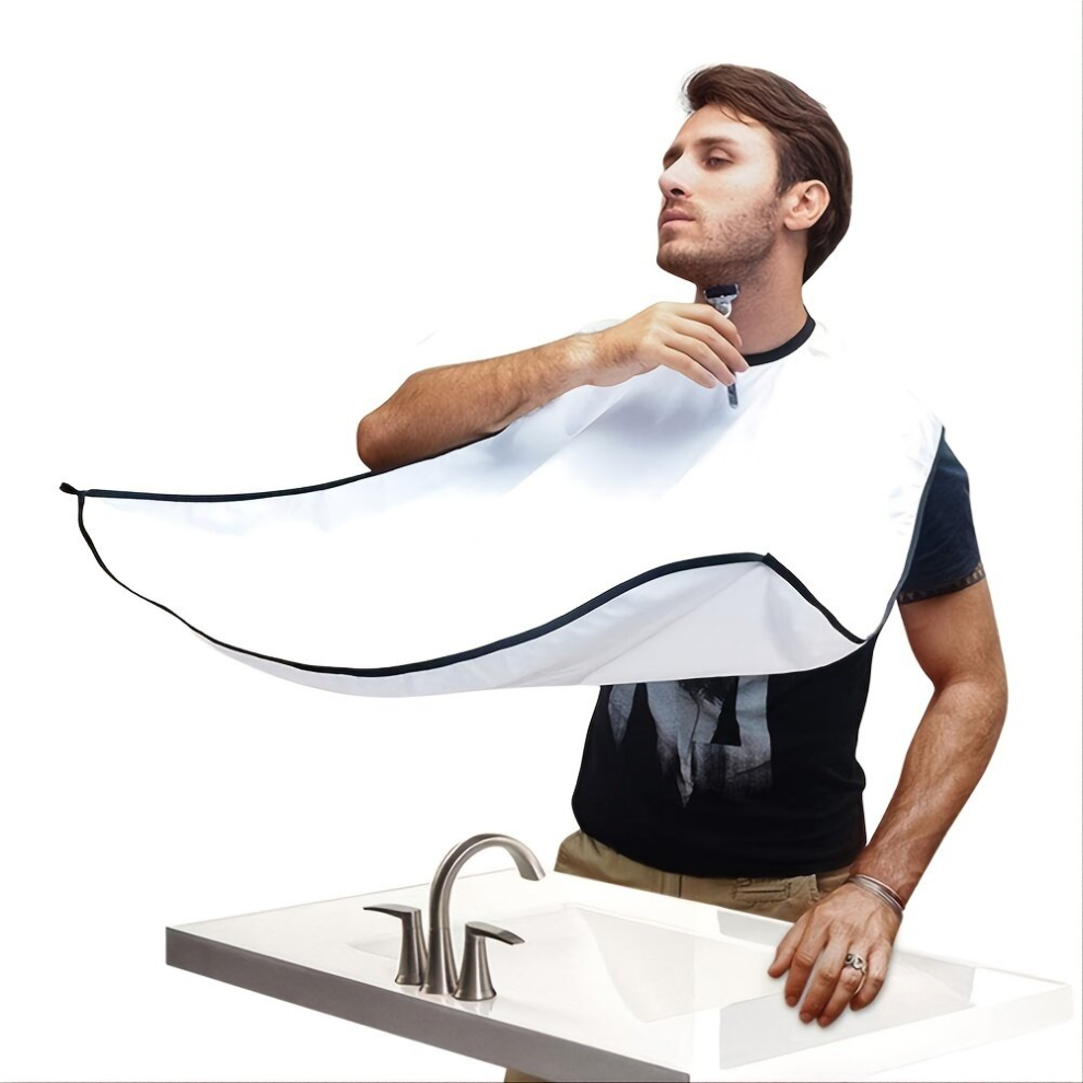 1pc Beard Bib Apron Beard Hair Catcher For Shaving And Trimming Non Stick Beard Shave Cape Grooming Accessories Tools For Husband Or Dad