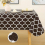 1pc Moroccan Rectangular Tablecloth Waterproof Vinyl Tablecloth With Flannel Backing Suitable For Rectangular Tables Wipeable Spill proof Plastic Tabl 5