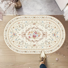 1pc Oval Retro Persian Area Rug Living Room Bathroom Kitchen Carpet Non Slip Door Mat Coffee Table Mat Sofa Mat Fall Farmhouse Room Decor Home Decor