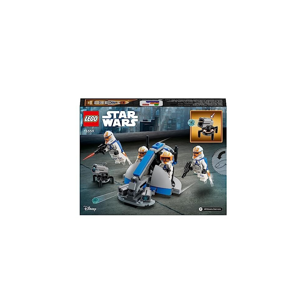 LEGO 75359 Star Wars 332nd Ahsoka's Clone Trooper Battle Pack, The Clone Wars Building Toy Set ...