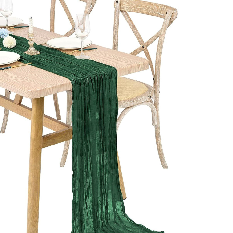 1pc Polyester Table Runners Balinese Pleated Atmospheric Table Runner Style Solid Table Cover Holiday Desktop Decoration Fabric Table Runner Home Deco-image-OPC-PCP5H7S-NEW