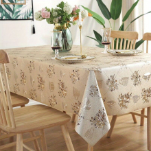 1pc PVC Rectangular Tablecloth High Non washing Non scalding Waterproof And stain Tablecloth Restaurant High temperature Table Mat Household Tea Table
