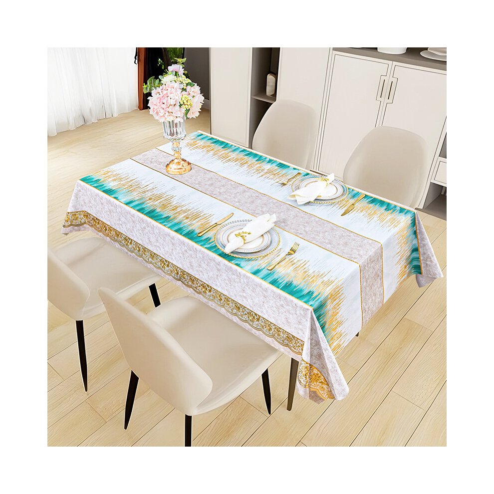1PC Modern Minimalist Wind Tablecloth Waterproof Resistant Scald Resistant And Washable PVC Rectangular Table Cover Essential For Restaurants Hotels P-image-OPC-PCP5HQS-NEW