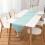 1pc Polyester Table Runner Burlap Solid Table Runner Solid Style Table Cover Room Decor Dining Table Decor 1