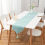 1pc Polyester Table Runner Burlap Solid Table Runner Solid Style Table Cover Room Decor Dining Table Decor 6