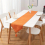 1pc Polyester Table Runner Burlap Solid Table Runner Solid Style Table Cover Room Decor Dining Table Decor 11