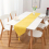 1pc Polyester Table Runner Burlap Solid Table Runner Solid Style Table Cover Room Decor Dining Table Decor 9