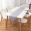 1pc Polyester Table Runner Burlap Solid Table Runner Solid Style Table Cover Room Decor Dining Table Decor 5