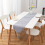 1pc Polyester Table Runner Burlap Solid Table Runner Solid Style Table Cover Room Decor Dining Table Decor 10