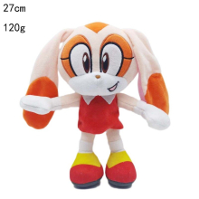 (Cream the Rabbit) 20-40 Cm Super Sonic The Hedgehog Soft Stuffed Plush Doll Cartoon Game