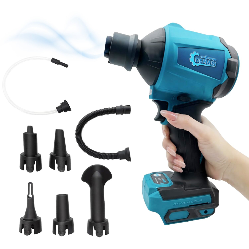Compressed Air Duster Handheld Dust Blower Gun Naked-Makita Compatible 
