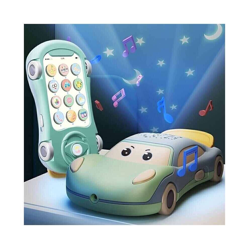 Toys for 1 2 3 4 5 6 Year Old Girls Boys,Kids Cell Phone Toy Car Projection Car