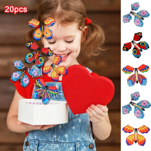 Flying Butterfly, Flutter Flyers Wind Up Toys for Kids Birthday Surprise Gifts