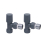 NES Home Nes Home Modern Angled Radiator Valves Anthracite 1