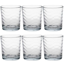 6 Scotch Whiskey Glasses Spirits Water Bourbon Glass Drinking Tumblers Gift Set
