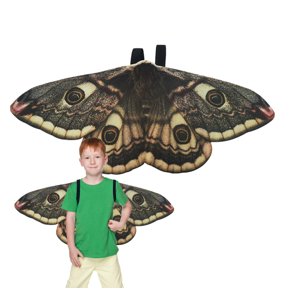 Halloween Moth Wings | Moth Cape for Girls Moth-Wings Dress-Up Pretend Play Part