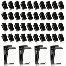 50pcs Self Adhesive Clips Tapestry Clips Sticky Clips Wall Clips Photo Clips Poster Clips Plastic Sticky Hanging Spring Clips For Office Poster Photo