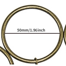 1 10pcs Curtain Rings With Clips Curtain Clip Rings Hooks Bow Hanger Clips For Hanging Drapery Drapes Bows Set Of 10pcs Bronze