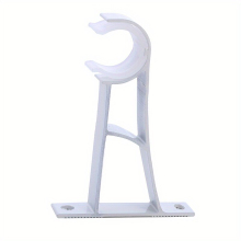 1pc Curtain Hook Curtain Rod Roman Rod Aluminum Alloy Side Mount Bracket Curtain Rod Bracket Bathroom Accessories