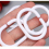12pcs C shaped Curtain Ring Single Hook Shower Curtain Ring Plastic Hook Curtain Accessories Thickened Coarse Ring Shape 7