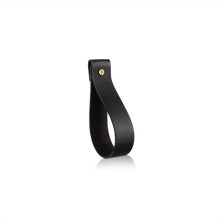 3pcs Faux Leather Curtain Rod Holder Curtain Rod Bracket PU Leather Loop Strap For Wood Curtain Rod Wall Hook For Hanging Towel Sundries Hanger