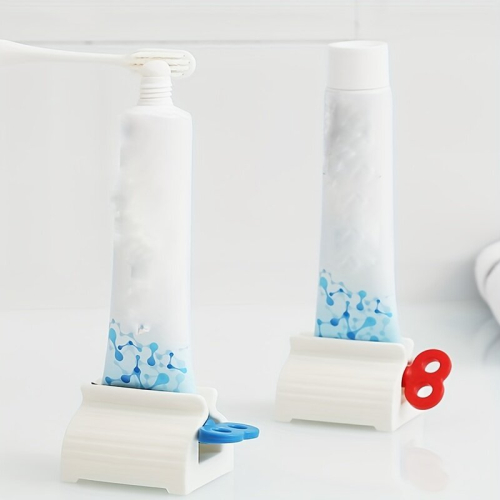 1pc Creative Toothpaste Squeezer Household Toothpaste Clip Seat Plastic Manual Toothpaste Squeezer Bathroom Supplies 2
