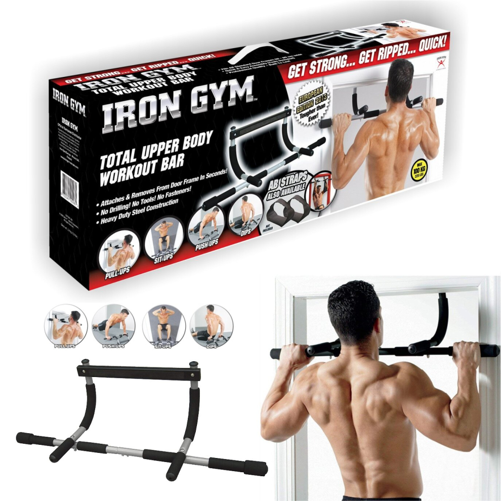 Regular Chin Up Bar Doorway Strength Home Gym Fitness Workout Gym 
