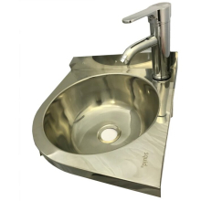 SQUID® S15 CORNER SINK MIXER TAP Stainless Steel HAND WASH BASIN Waste Plug