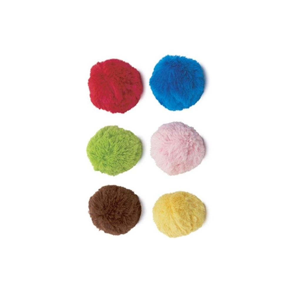 Plush Balls 6 pack - Assorted 