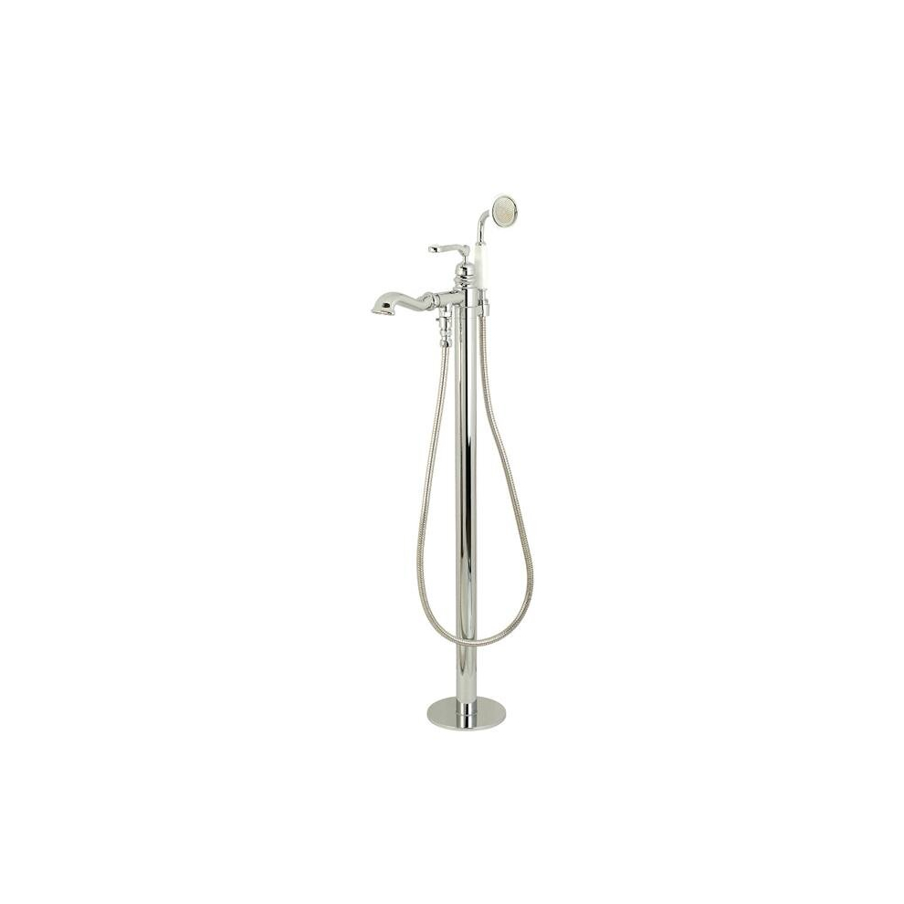 Royale Royale Single Handle Freestanding Roman Tub Faucet With Hand Shower, Chrome 780475793231