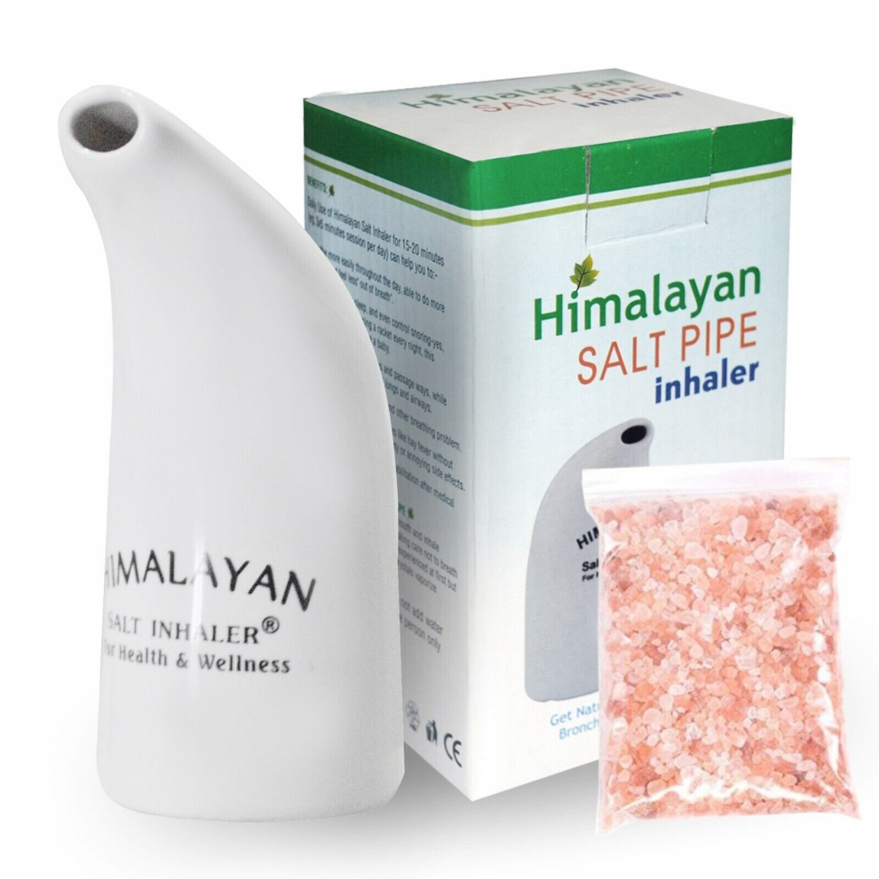 Onex Salt Inhaler Himalayan Health Original Pipe Ceramic Filled 100% Pure.