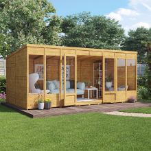 (16x8) Bella Tongue and Groove Pent Summerhouse