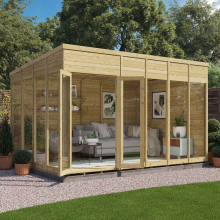 (12x8 - 11mm Thickness) Switch Pent Tongue and Groove Summerhouse