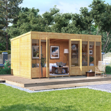 (14x8) Bella Tongue and Groove Pent Summerhouse