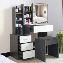 Dressing Table With Drawers Makeup Desk Wooden Bedroom Furniture