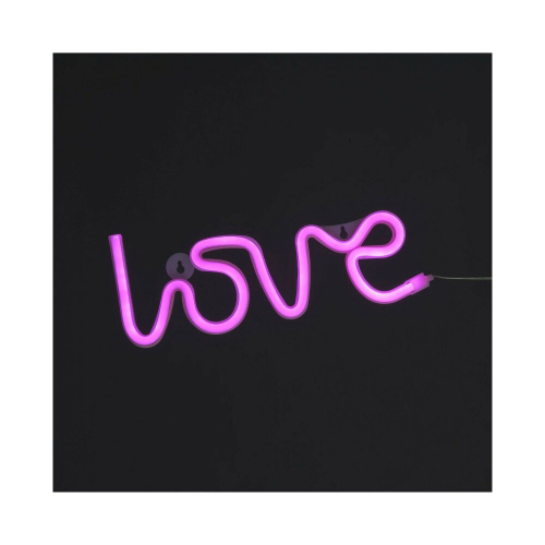 Garden Store Direct 'Love' LED Rope Light - 30cm Battery & USB Powered PINK